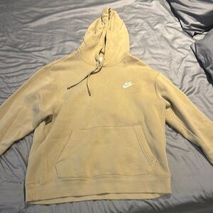 Nike Beige Sweatshirt with Logo
